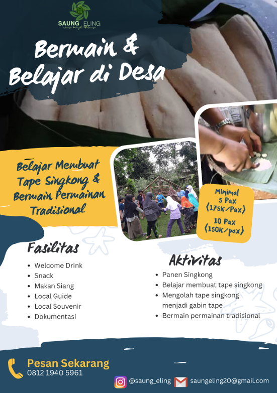 Bermain dan Belajar di Desa